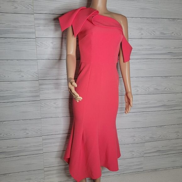 🥰Safiyaa Juniper One-Shoulder Flare Dress - Picture 17 of 17